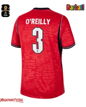 Anglia Nico O'Reilly #3 Tricou Fotbal Replică Mondial 2026 Barbati Deplasare Anglia Nico O'Reilly #3 Tricou Fotbal Replică Mondial 2026 Barbati Deplasare